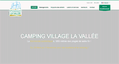 Desktop Screenshot of campinglavallee.com